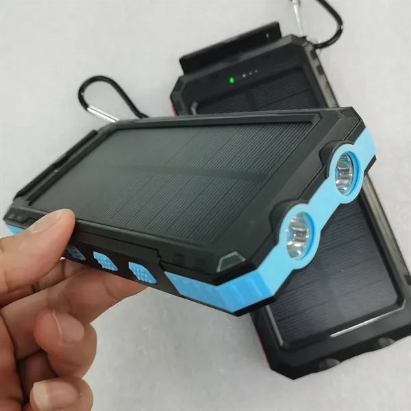 Solar 10000mAh Camping Light Compass Power Bank