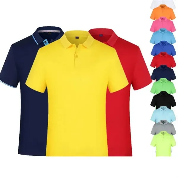 Short Sleeve Polo Shirt Men's Tech Golf T-Shirt