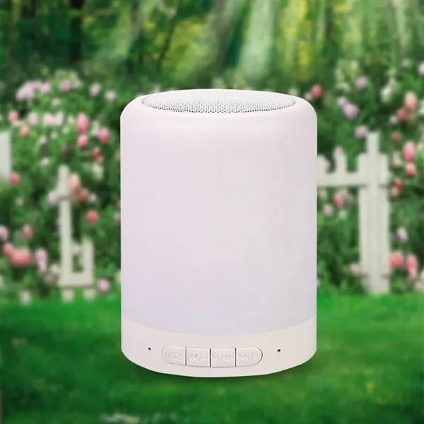 Touch Night Light Speaker Home Subwoofer Card Portable