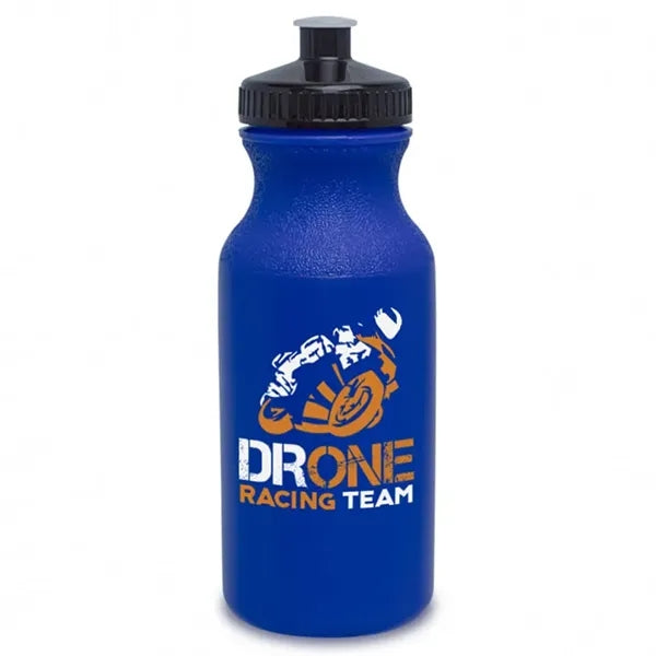 20 Oz Push Cap Sports Water Bottles