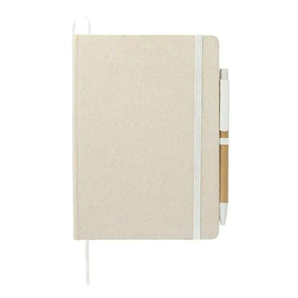 Organic Cotton Notebook with Pen