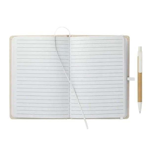 Organic Cotton Notebook with Pen