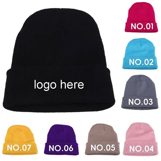 Knit Beanie For Men And Women Knitted Hat Adults