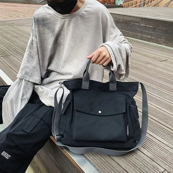 One shoulder canvas bag