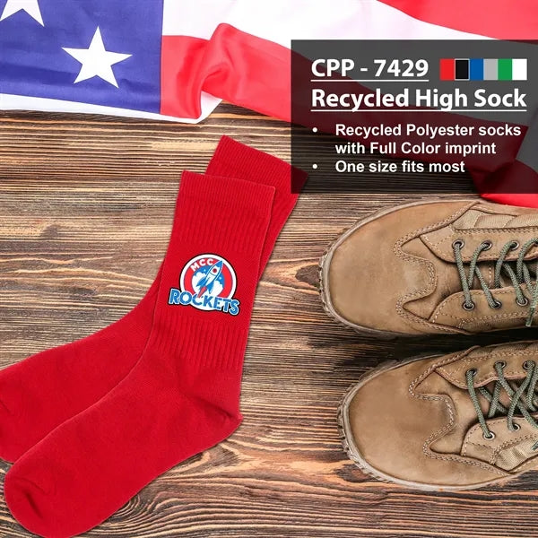 Recycled High Sock