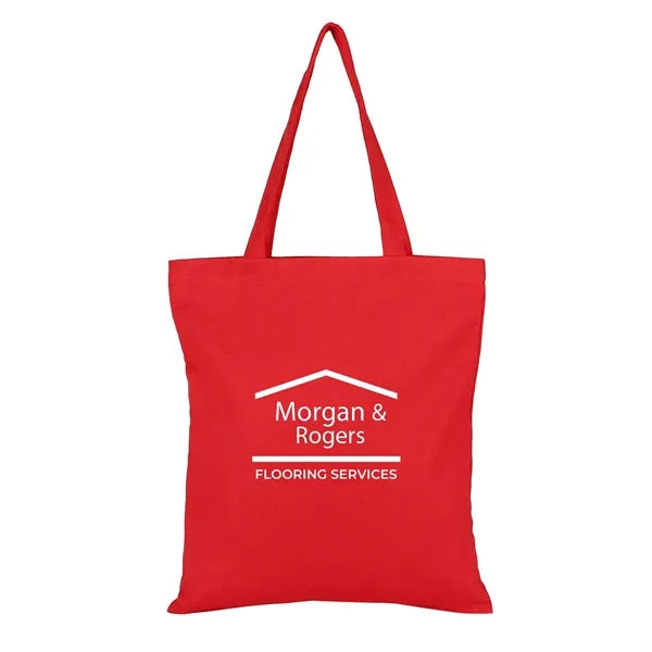 Colorful 6 Oz. 100% Cotton Canvas Tote
