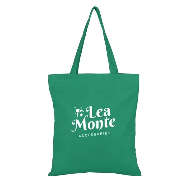 Colorful 6 Oz. 100% Cotton Canvas Tote