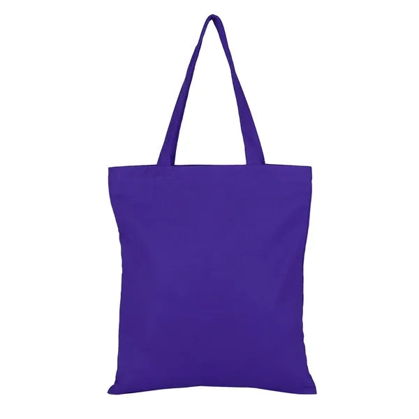 Colorful 6 Oz. 100% Cotton Canvas Tote