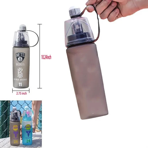 2-In-1 Misting Water Bottle For Hydration & Cooling