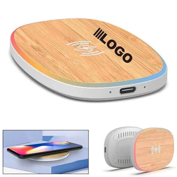 15W Bamboo Wireless Charger