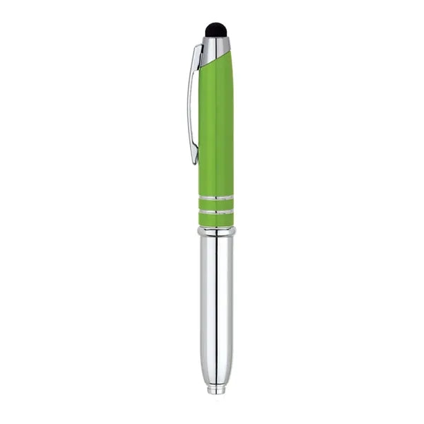 3-in-1 Metal Capped Ballpoint Pen
