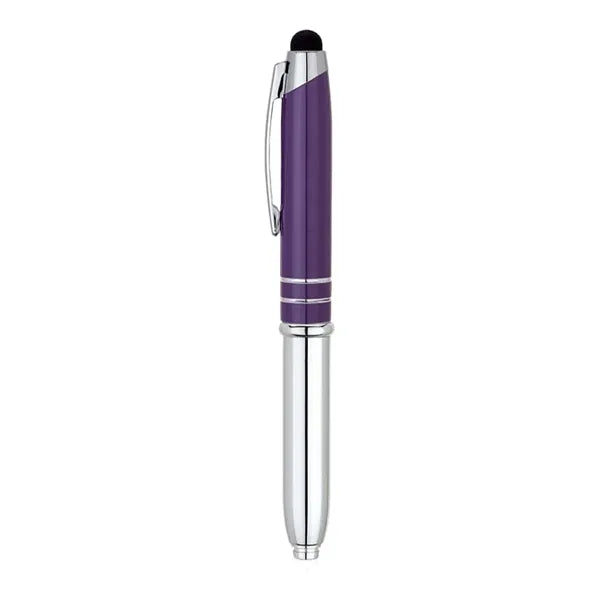 3-in-1 Metal Capped Ballpoint Pen