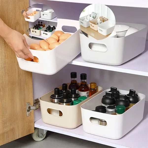 Storage Box For Desktop Kitchen Cosmetics Snacks Sundries