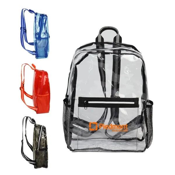Union Printed - Eco Friendly Clear Backpack