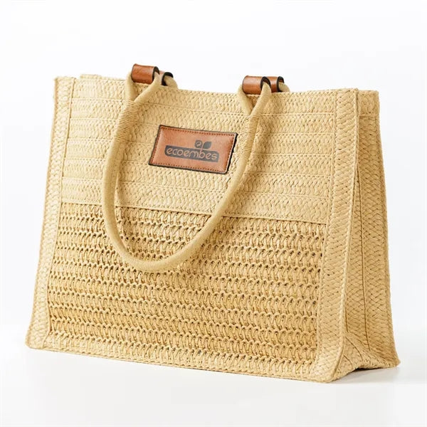 Woven Straw Beach Tote