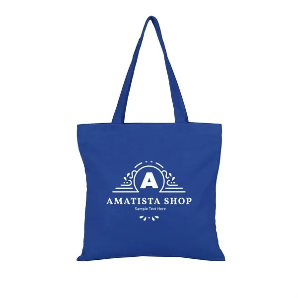 Colorful Square 6 Oz. Cotton Canvas Tote Bag