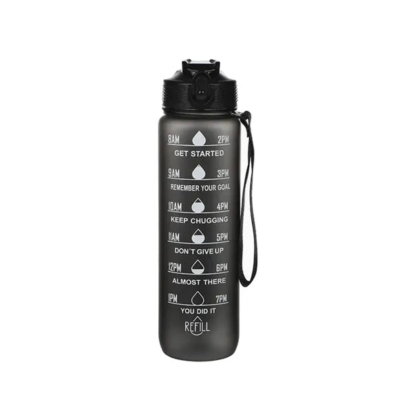 32oz Leakproof Plastic Fitness Gym Moticational Water Bottle