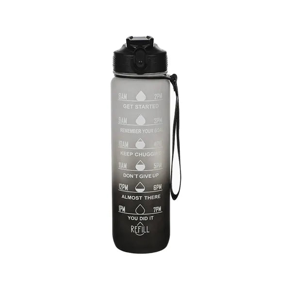32oz Leakproof Plastic Fitness Gym Moticational Water Bottle