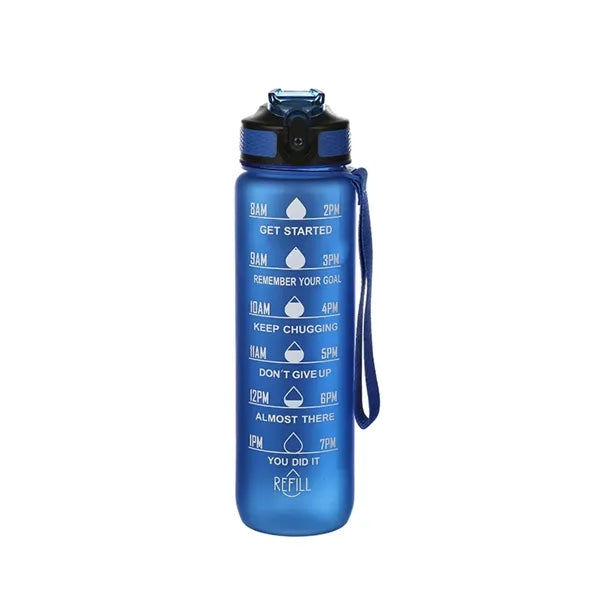 32oz Leakproof Plastic Fitness Gym Moticational Water Bottle