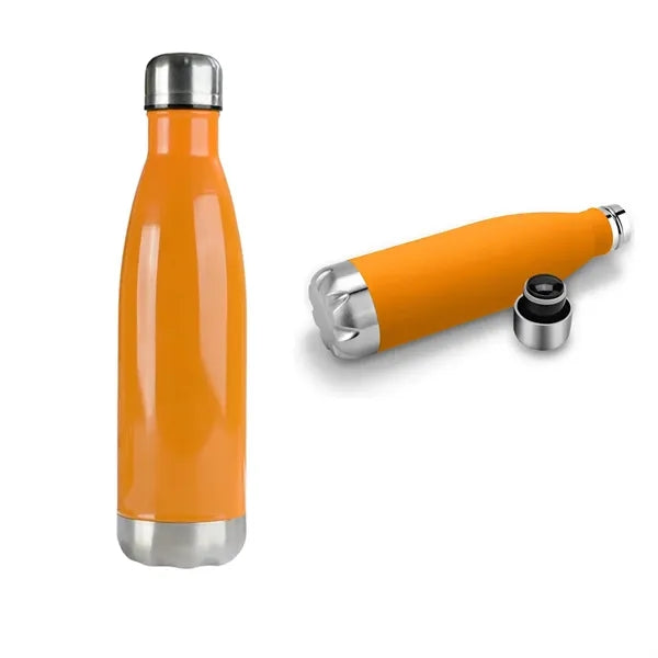 Vacuum Stainless Cola-Shaped Water Bottle w/ Steel Bottom