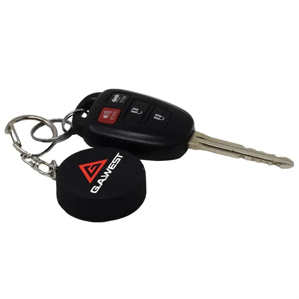 Hockey Puck Key Chain