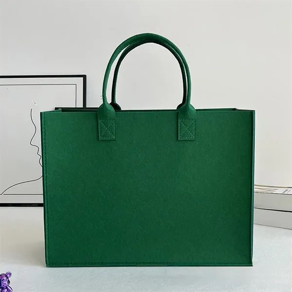 Portable Felt Storage Shopping Bag With Large Capacity