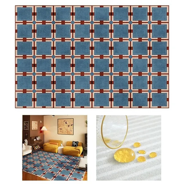 Vintage American Loop Pile Living Room Carpet
