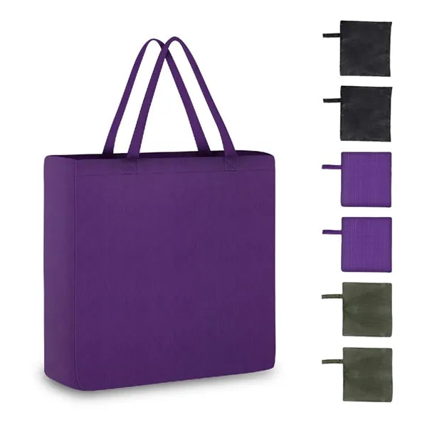 Nylon Environmentally Friendly Foldable Portable Square Bag