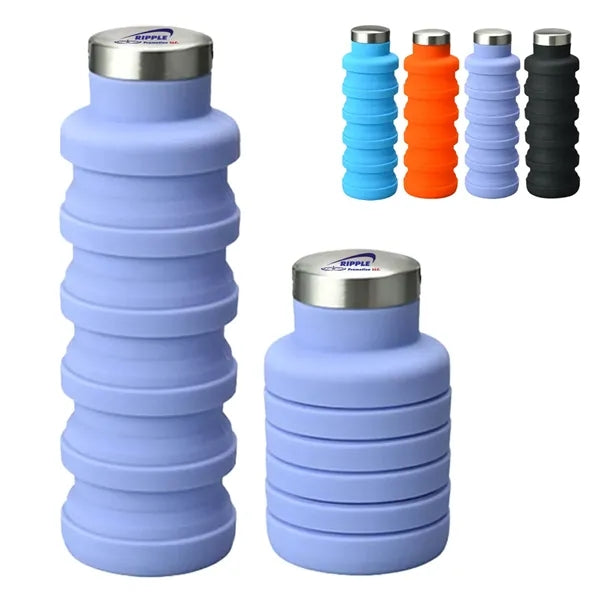 17OZ.Folding Water Bottles Portable Cups for School