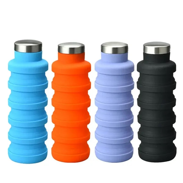 17OZ.Folding Water Bottles Portable Cups for School