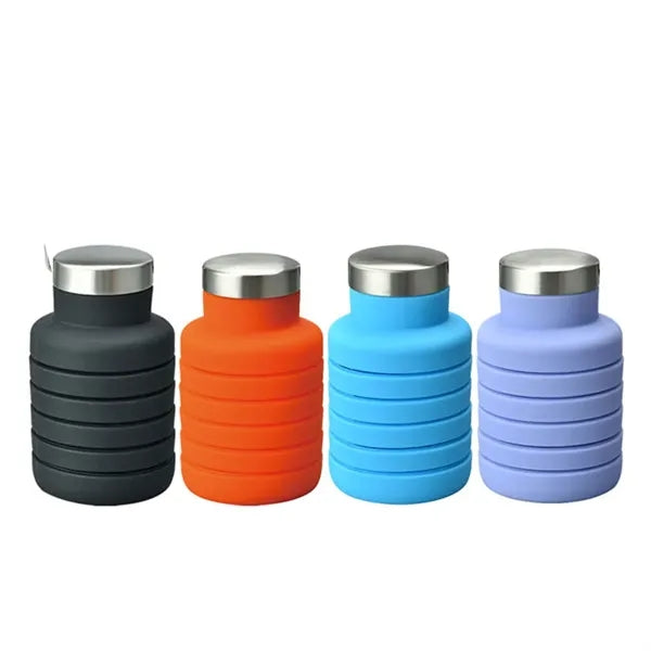 17OZ.Folding Water Bottles Portable Cups for School