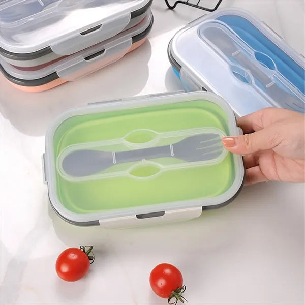 Portable Safe Fresh Storage Lunch Box Foldable And Sealable
