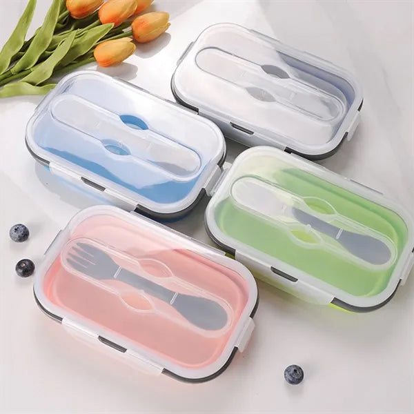 Portable Safe Fresh Storage Lunch Box Foldable And Sealable