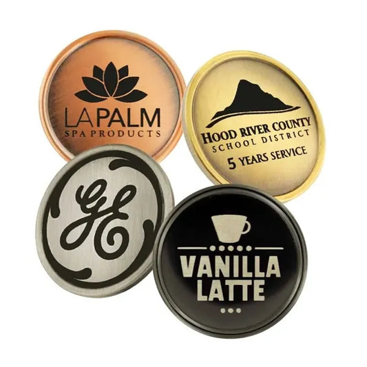 Laser Etched Lapel Pin (1-1/4")
