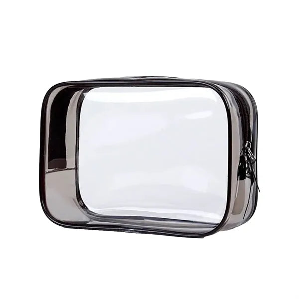 Transparent toiletries storage colorful travel bag cosmetics