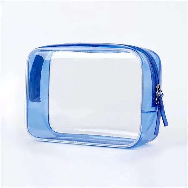 Transparent toiletries storage colorful travel bag cosmetics