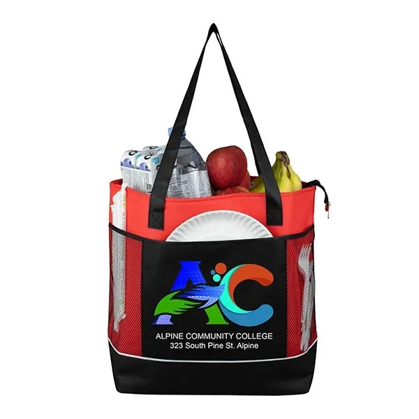 FROST LINE Super-Sized Insulated Zipper Cooler Tote