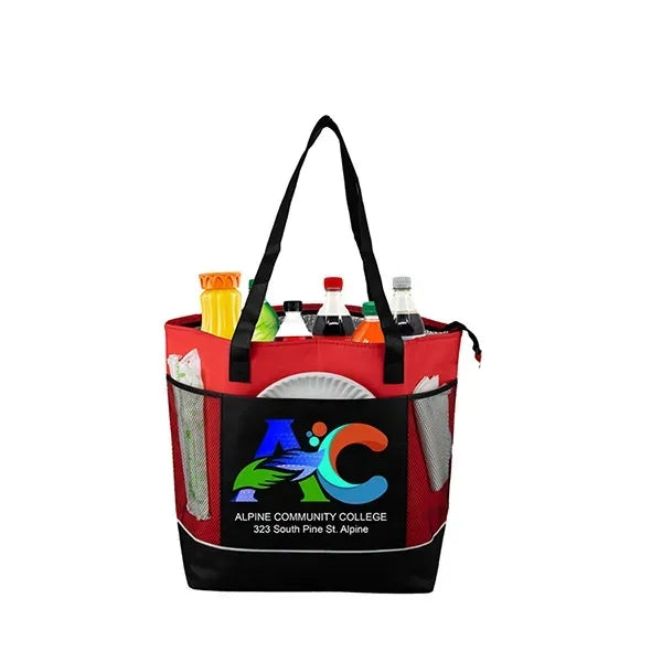 FROST LINE Super-Sized Insulated Zipper Cooler Tote
