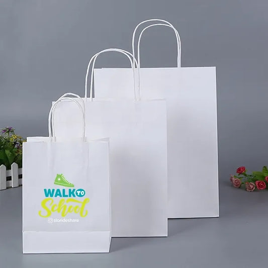 Classic Kraft Paper Shopper Tote Bag