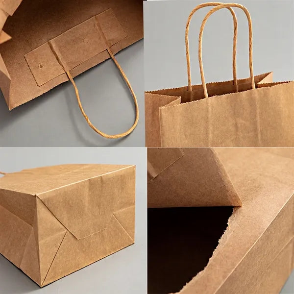 Classic Kraft Paper Shopper Tote Bag