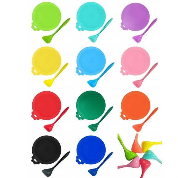 Silicone Pet Can Covers And Spoons