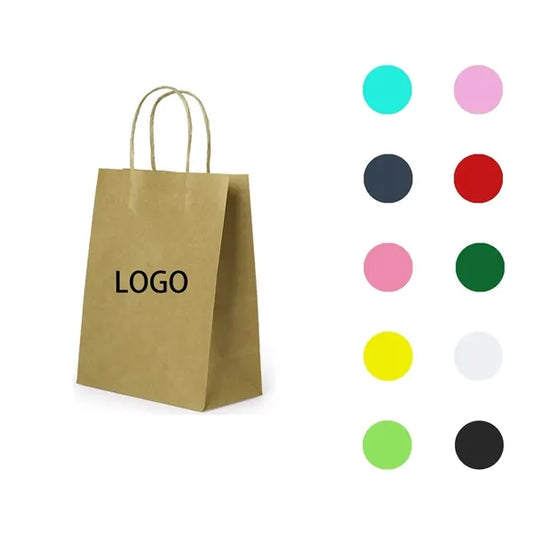 Large Kraft Paper Handbag