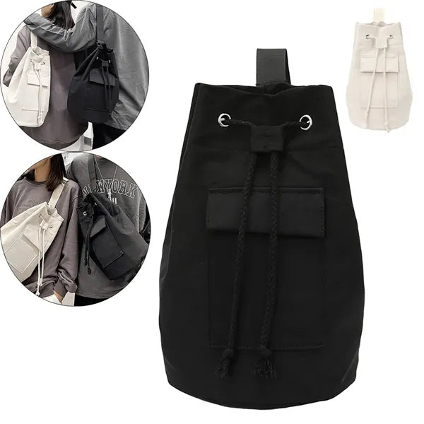 Canvas Drawstring Backpack