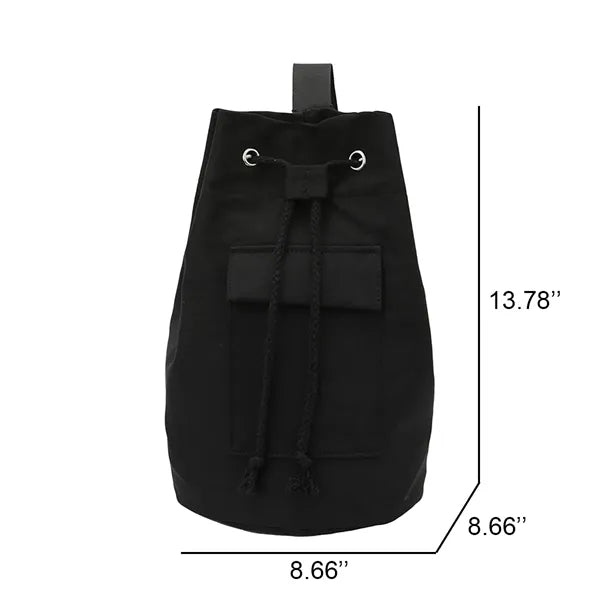 Canvas Drawstring Backpack