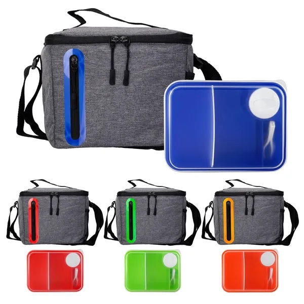 On The Go Oval Cooler Lunch Set