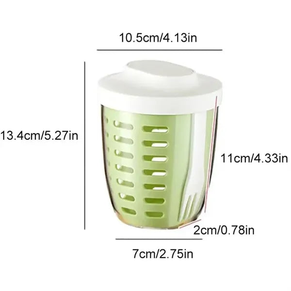 Portable Salad Shaker Cup
