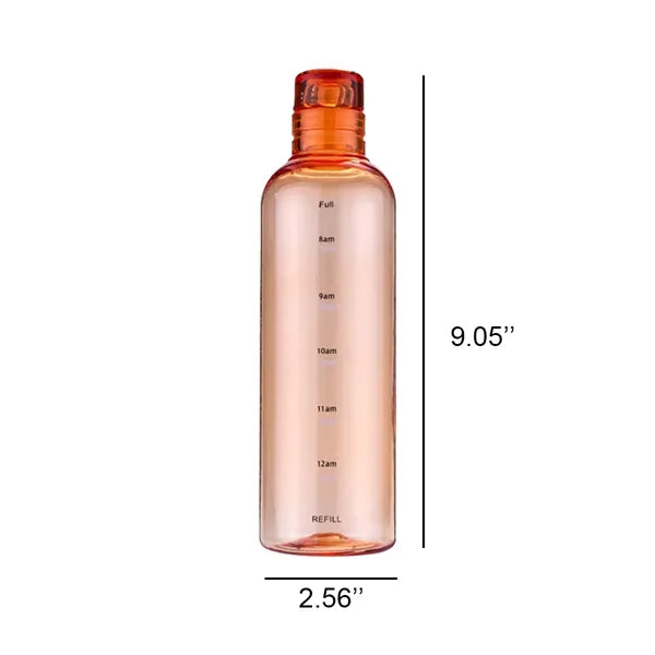 Transparent Straight Drinking Bottle