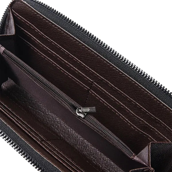 Pu Leather Purse With Zipper