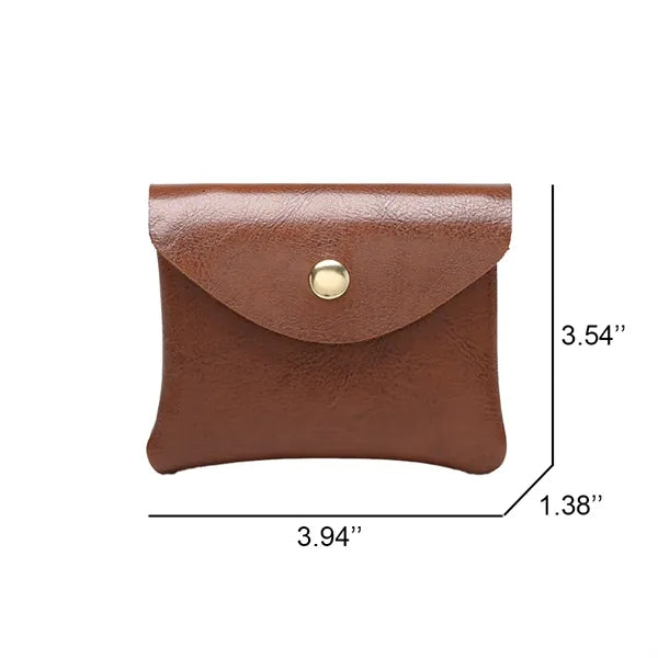 Pu Leather Rfid Blocking Wallet