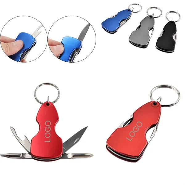 5 In 1 Multifunctional Keychain
